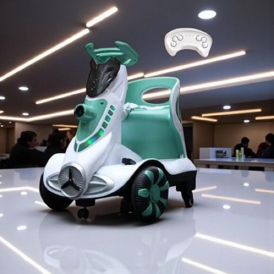 صورة سكوتر فقاعات كهربائي للأطفال بالريموت